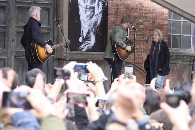 October 22, 2026, Oviedo, Asturias, Spain: Patti Smith attended a tribute in her honour where more than 3,000 people sang along to People Have the Power at Fabrica de Armas de La Vega on October 22, 2026 in Oviedo, Spain Oviedo Spain - ZUMAg15_ 20261022_zaf_g15_036 Copyright: xJackxAbuinx