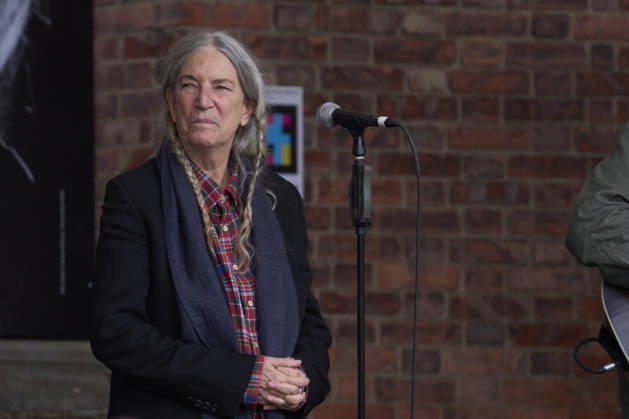 October 22, 2026, Oviedo, Asturias, Spain: Patti Smith attended a tribute in her honour where more than 3,000 people sang along to People Have the Power at Fabrica de Armas de La Vega on October 22, 2026 in Oviedo, Spain Oviedo Spain - ZUMAg15_ 20261022_zaf_g15_046 Copyright: xJackxAbuinx