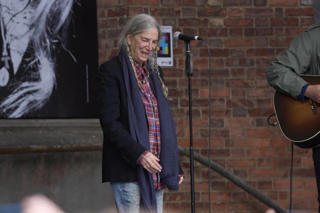 October 22, 2026, Oviedo, Asturias, Spain: Patti Smith attended a tribute in her honour where more than 3,000 people sang along to People Have the Power at Fabrica de Armas de La Vega on October 22, 2026 in Oviedo, Spain Oviedo Spain - ZUMAg15_ 20261022_zaf_g15_064 Copyright: xJackxAbuinx