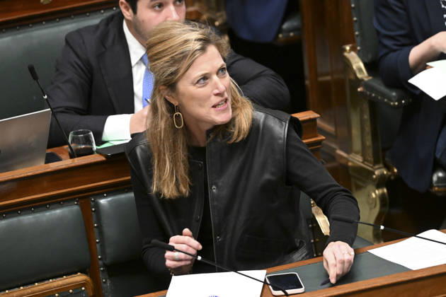 Plenary Session - Federal Parliament Brussels, 22 10 2026 : Plenary session at the Federal Parliament. Pix : Annelies Verlinden . Credit : Peter De Smedt CC Brussels Belgium  Copyright: xContentxCurationx PeterxDexSmedtx xCCx