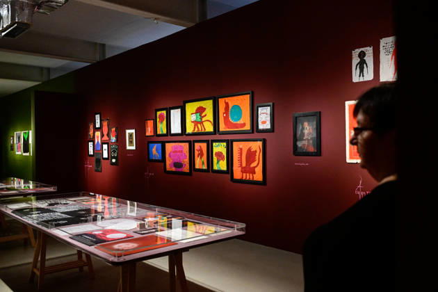 British artist David Tibet (not pictured) presents his visual work - exhibition Hallucinate, Children in DOX Centre for Contemporary Art in Prague, Czech Republic, October 22, 2026. (CTKxPhoto RomanxVondrous) CTKPhotoP2026102206114  CTKPhotoP2026102206114