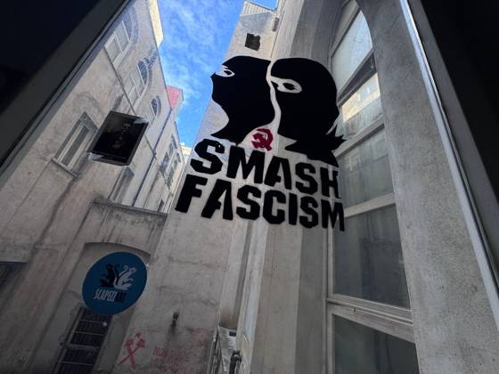 October 22, 2026, Naples, Italy: NAPLES, ITALY Ã¢â‚¬ OCTOBER 22, 2026: Students of the Collettivo autorganizzato universitario (CAU, the Self-Organised University Collective), together with Ecologia Politica Napoli (Ecopol), are occupying the Porta di Massa site of the University of Naples Federico II, which they took over on October 21. Francesco, a spokesperson for the collective, said: We are occupying our site against high rents, against the cost of living and for a right to study that is truly possible for everyone. A banner at the entrance presents the occupation as a step towards the October 30 general strike. The occupation came as the university announced that, from October 22 and until further notice, ordinary teaching woul  - ZUMAq101 20261022_zna_q101_114 Copyright: xAlessiaxCoccax