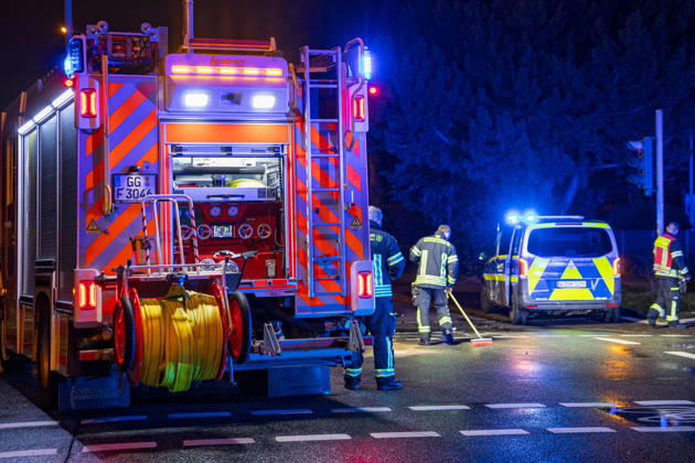 Patrol Car and VW Golf Collide; Two People Suffered Minor Injuries O