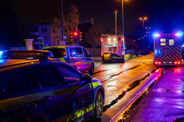 Patrol Car and VW Golf Collide; Two People Suffered Minor Injuries O