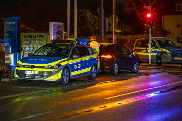 Patrol Car and VW Golf Collide; Two People Suffered Minor Injuries O
