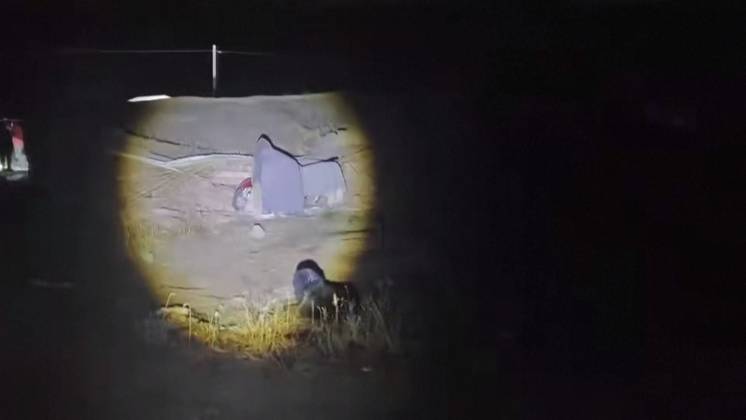 NAGQU, CHINA - OCTOBER 23: This screen grab made from the CCTV+ footage released on October 23, 2026 shows rescuers searching through ruins with flashlight after a 7.0-magnitude earthquake on October 23, 2026 in Nagqu, Xizang Autonomous Region of China. At least 16 people have been killed and 11 seriously injured as of 05:20 on Friday after a 7.0-magnitude earthquake hit southwest China s Xizang Autonomous Region on Thursday night, according to Nagqu City s earthquake relief headquarters.  Copyright: xVCGx 111676447807