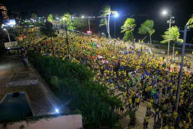 MACEIó, AL - 22.10.2026: ALFREDO GASPAR NO BLOCO DO 22 EM MACEIó - Vice-presidential candidate Alfredo Gaspar (PL) participated on Thursday night (22) in the 22 block in Maceió which drew a crowd to the beaches of Jatiúca and Ponta Verde x3037045x  GUIDOxJR.