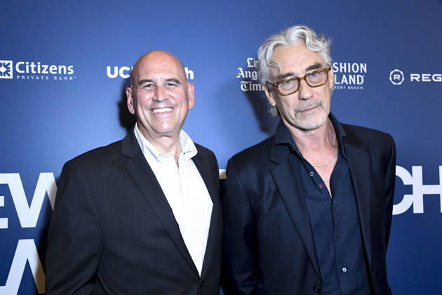 October 22, 2026, Newport Beach, California, USA: (L-R) Gregg Schwenk (Co-Founder and CEO: Newport Beach Film Festival) and Tony Kilroy (Writer - Director) appears at Closing Night and Screening of BEHEMOTH 2026 Film at the 27th Annual Newport Beach Film Festival in Newport Beach, California, on October 22, 2026. Newport Beach USA - ZUMAs196 20261022_aap_s196_010 Copyright: xDavexSafleyx
