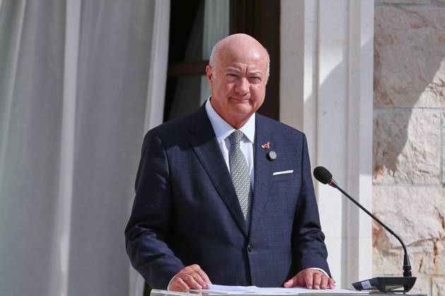 Sveti Stefan, Montenegro, October 22, 2026—The Chancellor’s trip abroad for the Berlin Process Summit; press conference with Austrian Chancellor Christian Stocker Copyright: xdtsxNachrichtenagenturx dts_140298