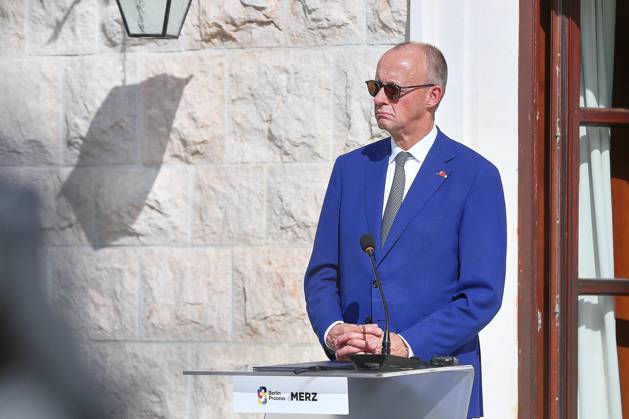 Sveti Stefan, Montenegro, October 22, 2026: The Chancellor s Trip Abroad for the Berlin Process Summit; Press Conference with Federal Chancellor Friedrich Merz (CDU) Copyright: xdtsxNachrichtenagenturx dts_140289