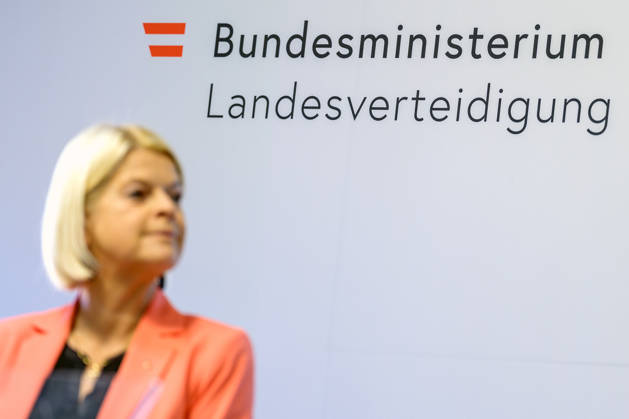 October 23, 2026: Press Conference on the BMLV Youth Monitor 2026—Federal Minister of Defense Klaudia Tanner (ÖVP) on October 23, 2026, at the press conference titled What Do Young People Think About the Austrian Armed Forces? held at the Rossauer Barracks in Vienna, Vienna, Austria