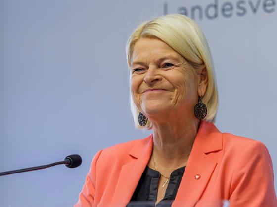 October 23, 2026: Press Conference on the BMLV Youth Monitor 2026—Federal Minister of Defense Klaudia Tanner (ÖVP) on October 23, 2026, at the press conference titled What Do Young People Think About the Austrian Armed Forces? held at the Rossauer Barracks in Vienna, Vienna, Austria