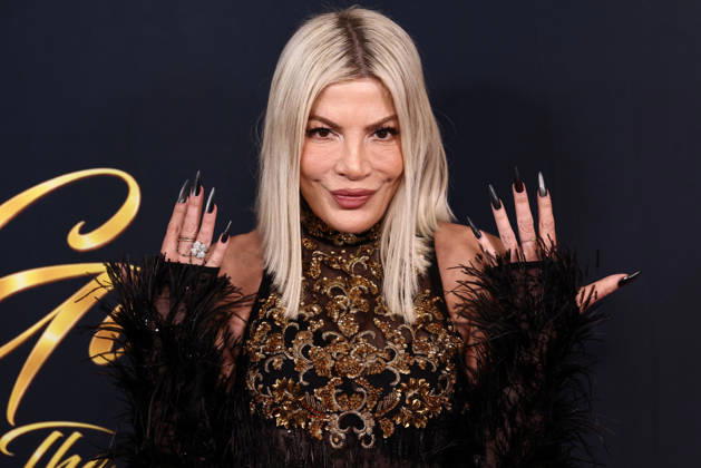 Dancers Against Cancer s Gala Of The Stars 2026 BEVERLY HILLS, LOS ANGELES, CALIFORNIA, USA - OCTOBER 22: Tori Spelling arrives at Dancers Against Cancer s Gala Of The Stars 2026 held at The Beverly Hilton Hotel on October 22, 2026 in Beverly Hills, Los Angeles, California, United States. Beverly Hills The Beverly Hilton Hotel California United States Copyright: xXavierxCollin ImagexPressxAgencyx