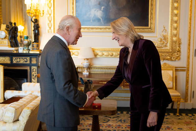 King s Medal for Music King Charles III presents the King s Medal for Music to Dame Sarah Connolly, during an audience at Windsor Castle, Berkshire. Picture date: Friday October 23, 2026., Credit:Avalon.red PA ROTA - B68 Avalon UK, Windsor  Copyright: xAvalon.redx xPAxROTAx-xB68x xAvalonx 1145884337