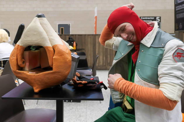 Image Licensed to Parsons Media. 23 10 2026. London, United Kingdom. Comicon . Thousands flock to Excel in London for the MCM Comic Con held over three days.  Copyright: xMartynxWheatleyx xParsonsxMediax PAR-9271-0008