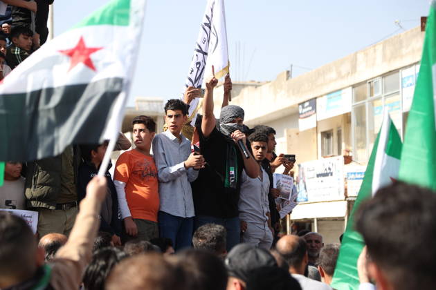 Protest against Israel’s ongoing attacks and violations in Syria QUNEITRA, SYRIA - OCTOBER 23: Syrians gather to protest the Israeli army’s attacks, raids and violations on border areas in Quneitra, Syria on October 23, 2026. Izz Aldien Alqasem Anadolu Quneitra Syria. Editorial use only. Please get in touch for any other usage.  Copyright: x2026xAnadoluxIzzxAldienxAlqasemx