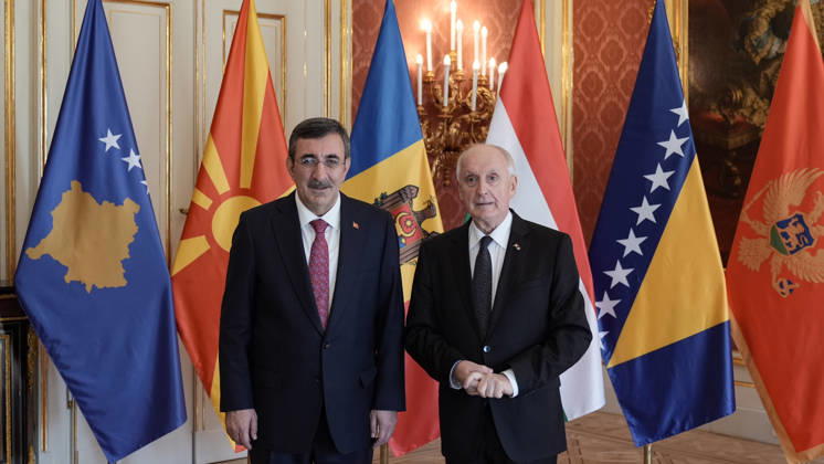 Turkish VP Cevdet Yilmaz in Budapest BUDAPEST, HUNGARY - OCTOBER 23: Turkish Vice President Cevdet Yilmaz meets Hungarian President Andras Baka at the Presidential Palace within the official commemoration programs held on the occasion of the 70th anniversary of the Hungarian Revolution and War of Independence in Budapest, Hungary on October 23, 2026. Yasin Baturhan Ergin Anadolu Budapest Hungary. Editorial use only. Please get in touch for any other usage.  Copyright: x2026xAnadoluxYasinxBaturhanxErginx