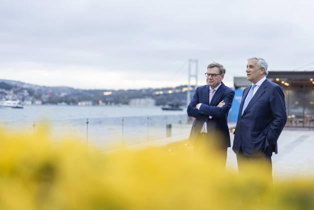 L R Johann Wadephul (CDU), Federal Minister of Foreign Affairs, and Antonio Tajani, Minister of Foreign Affairs of Italy, photographed during a meeting in Istanbul on October 23, 2026. Photographed on behalf of the Federal Foreign Office, Istanbul, Turkey Copyright: xJulianexSonntagx