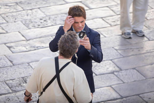 James Marsden in Dubrovnik Filming for the new thriller series Disavowed, starring James Marsden, has begun in the historic center of Dubrovnik. The film crew drew attention in the heart of the city, whose streets will serve as the backdrop for a story about a CIA agent tracking down a dangerous hitman. James Marsden in Duborvnik . October 23, Dubrovnik, Croatia  GrgoxJelavic PIXSELL