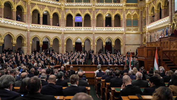 Turkish Vice President Cevdet Yilmaz in Budapest BUDAPEST, HUNGARY - OCTOBER 23: Turkish Vice President Cevdet Yilmaz attends the official commemoration programs held on the occasion of the 70th anniversary of the Hungarian Revolution and War of Independence in Budapest, Hungary on October 23, 2026. Yasin Baturhan Ergin Anadolu Budapest Hungary. Editorial use only. Please get in touch for any other usage.  Copyright: x2026xAnadoluxYasinxBaturhanxErginx