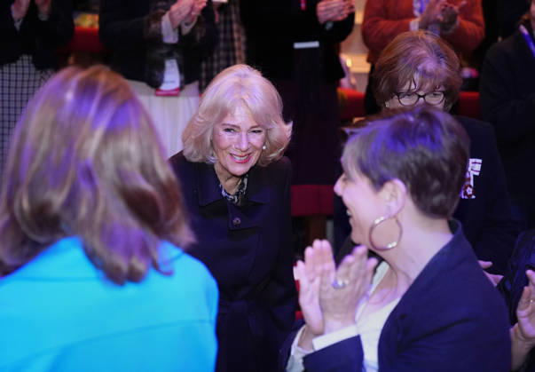 EVAWG Summit Queen Camilla is applauded as she arrives to attend the Ending Violence Against Women and Girls Summit, at Marlborough College in Wiltshire. Picture date: Friday October 23, 2026., Credit:Jacob King PA ROTA - B68 Avalon UK, Marlborough  Copyright: xJacobxKingx xPAxROTAx-xB68x xAvalonx 1145941396