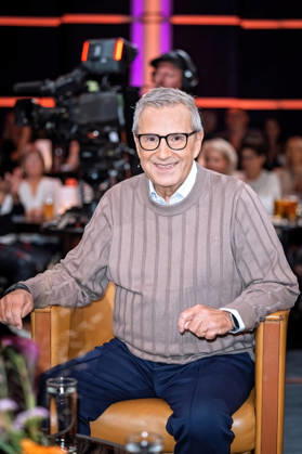 MDR Riverboat host Jan Hofer during the taping of the MDR talk show Riverboat on October 23, 2026, at Mediacity Leipzig 20261023SFL0002