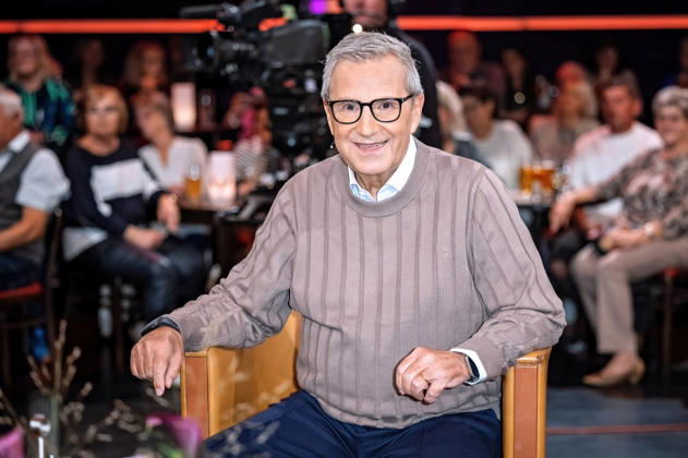 MDR Riverboat host Jan Hofer during the taping of the MDR talk show Riverboat on October 23, 2026, at Mediacity Leipzig 20261023SFL0004