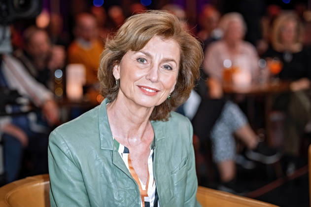MDR Riverboat actress Marijam Agischewa during the taping of the MDR talk show Riverboat on October 23, 2026, at Mediacity Leipzig 20261023SFL0019
