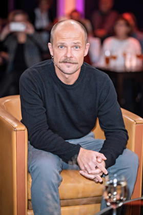 MDR Riverboat actor Matthias Koeberlin during the taping of the MDR talk show Riverboat on October 23, 2026, at Mediacity Leipzig 20261023SFL0028