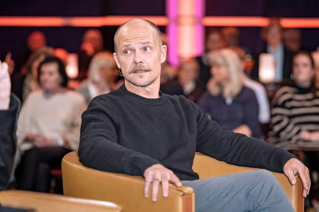MDR Riverboat actor Matthias Koeberlin during the taping of the MDR talk show Riverboat on October 23, 2026, at Mediacity Leipzig 20261023SFL0046