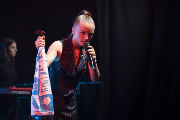 October 23, 2026, Madrid, Spain: The singer Carmen Ferre performs during her performance in Sala Galileo in Madrid in Spain. Madrid Spain  - ZUMAs197 20261023_aaa_s197_143 Copyright: xAtilanoxGarciax