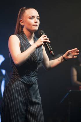 October 23, 2026, Madrid, Spain: The singer Carmen Ferre performs during her performance in Sala Galileo in Madrid in Spain. Madrid Spain  - ZUMAs197 20261023_aaa_s197_145 Copyright: xAtilanoxGarciax