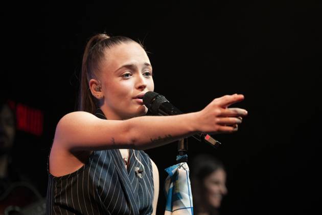 October 23, 2026, Madrid, Spain: The singer Carmen Ferre performs during her performance in Sala Galileo in Madrid in Spain. Madrid Spain  - ZUMAs197 20261023_aaa_s197_144 Copyright: xAtilanoxGarciax