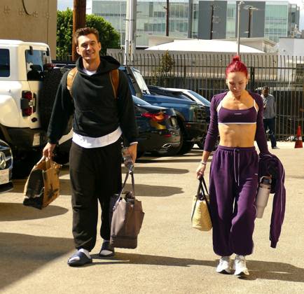 EXCLUSIVE: Tyler Cameron and Sharna Burgess Arrive To DWTS Rehearsal Together Friday EXCLUSIVE: Tyler Cameron and Sharna Burgess are seen arriving at the Dancing With The Stars rehearsals. 23 Oct 2026 Pictured: Tyler Cameron and Sharna Burgess.  Copyright: xThexMegaxAgencyxKATx xMEGAx