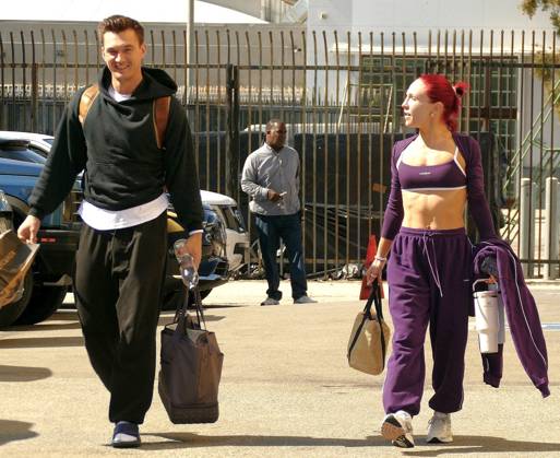 EXCLUSIVE: Tyler Cameron and Sharna Burgess Arrive To DWTS Rehearsal Together Friday EXCLUSIVE: Tyler Cameron and Sharna Burgess are seen arriving at the Dancing With The Stars rehearsals. 23 Oct 2026 Pictured: Tyler Cameron and Sharna Burgess.  Copyright: xThexMegaxAgencyxKATx xMEGAx