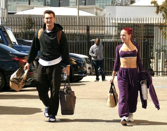 EXCLUSIVE: Tyler Cameron and Sharna Burgess Arrive To DWTS Rehearsal Together Friday EXCLUSIVE: Tyler Cameron and Sharna Burgess are seen arriving at the Dancing With The Stars rehearsals. 23 Oct 2026 Pictured: Tyler Cameron and Sharna Burgess.  Copyright: xThexMegaxAgencyxKATx xMEGAx