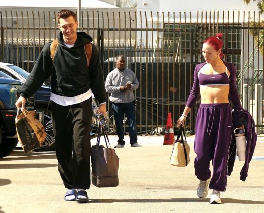 EXCLUSIVE: Tyler Cameron and Sharna Burgess Arrive To DWTS Rehearsal Together Friday EXCLUSIVE: Tyler Cameron and Sharna Burgess are seen arriving at the Dancing With The Stars rehearsals. 23 Oct 2026 Pictured: Tyler Cameron and Sharna Burgess.  Copyright: xThexMegaxAgencyxKATx xMEGAx