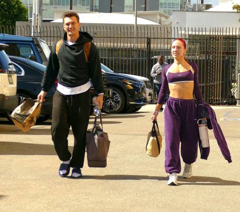 EXCLUSIVE: Tyler Cameron and Sharna Burgess Arrive To DWTS Rehearsal Together Friday EXCLUSIVE: Tyler Cameron and Sharna Burgess are seen arriving at the Dancing With The Stars rehearsals. 23 Oct 2026 Pictured: Tyler Cameron and Sharna Burgess.  Copyright: xThexMegaxAgencyxKATx xMEGAx