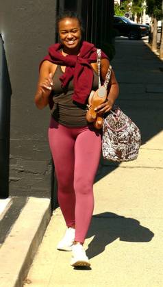 EXCLUSIVE: Fresh Prince of Bel Air Star Tatyana Ali Seen Leaving DWTS Rehearsals Carrying Dance Shoes EXCLUSIVE: Tatyana Ali is seenleaving Dancing With The Stars rehearsals. 23 Oct 2026 Pictured: Tatyana Ali.  Copyright: xThexMegaxAgencyxKATx xMEGAx