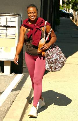 EXCLUSIVE: Fresh Prince of Bel Air Star Tatyana Ali Seen Leaving DWTS Rehearsals Carrying Dance Shoes EXCLUSIVE: Tatyana Ali is seenleaving Dancing With The Stars rehearsals. 23 Oct 2026 Pictured: Tatyana Ali.  Copyright: xThexMegaxAgencyxKATx xMEGAx