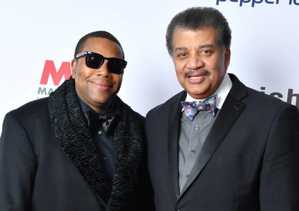 NEW YORK, NY- OCTOBER 23: Kenan Thompson and Neil deGrasse Tyson at Self Help Africa™s 16th Annual Change-Maker™s Ball honoring Kenan Thompson with the 2026 Empowering Africa Award on October 23, 2026 at The Lighthouse at Chelsea Piers in New York City. Copyright: xmpi099 MediaPunchx