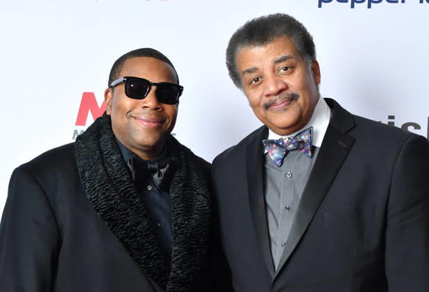 NEW YORK, NY- OCTOBER 23: Kenan Thompson and Neil deGrasse Tyson at Self Help Africa™s 16th Annual Change-Maker™s Ball honoring Kenan Thompson with the 2026 Empowering Africa Award on October 23, 2026 at The Lighthouse at Chelsea Piers in New York City. Copyright: xmpi099 MediaPunchx