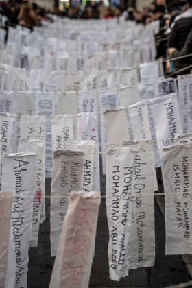 October 23, 2026, Milan, Mi, Italy: Pro-Palestinian associations protest with a flashmob to demand the release of Palestinian prisoners in Italian and Israeli jails in Piazza Duomo, Milan, on October 23, 2026. Milan Italy  - ZUMAa289 20261023_zia_a289_472 Copyright: xNicolaxMarfisi xAgfx