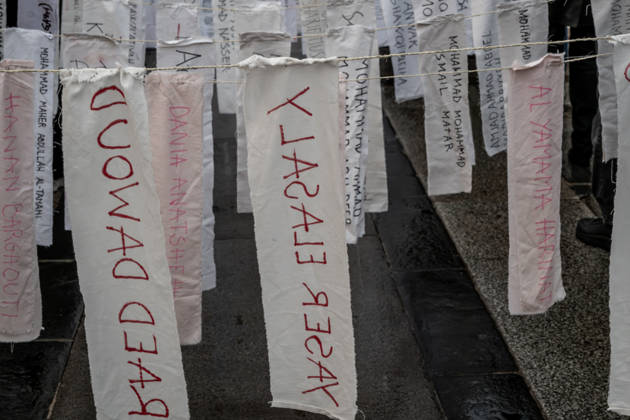 October 23, 2026, Milan, Mi, Italy: Pro-Palestinian associations protest with a flashmob to demand the release of Palestinian prisoners in Italian and Israeli jails in Piazza Duomo, Milan, on October 23, 2026. Milan Italy  - ZUMAa289 20261023_zia_a289_473 Copyright: xNicolaxMarfisi xAgfx