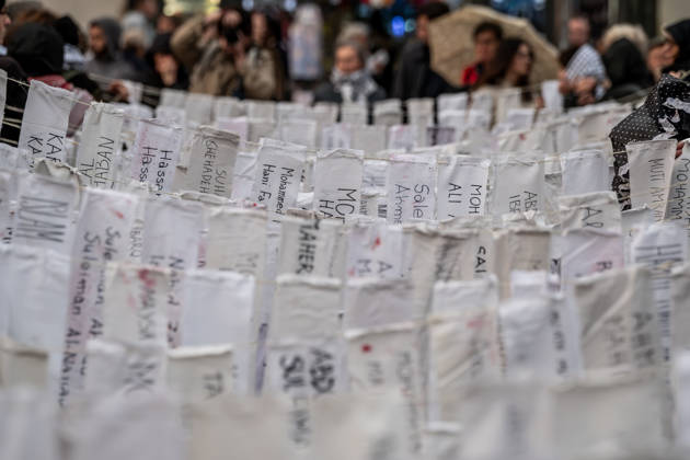 October 23, 2026, Milan, Mi, Italy: Pro-Palestinian associations protest with a flashmob to demand the release of Palestinian prisoners in Italian and Israeli jails in Piazza Duomo, Milan, on October 23, 2026. Milan Italy  - ZUMAa289 20261023_zia_a289_475 Copyright: xNicolaxMarfisi xAgfx