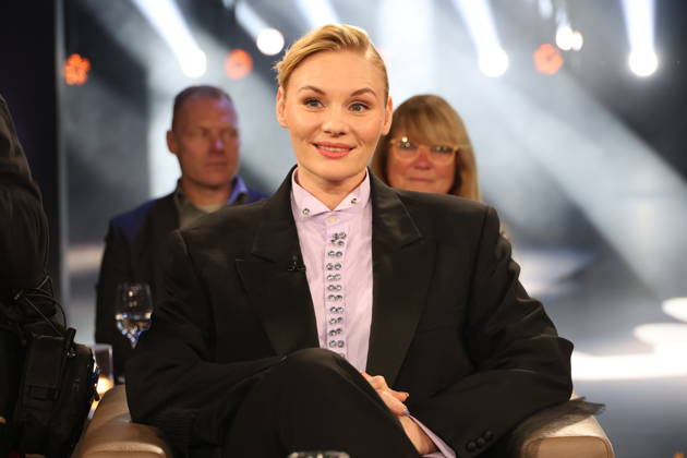 Rosalie Thomass, actress, guest on the NDR Talk Show; photo op on October 23, 2026, at the Hamburg Lokstedt television studio prior to the broadcast on NDR Television s Channel 3