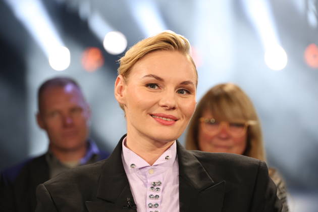 Rosalie Thomass, actress, guest on the NDR Talk Show; photo op on October 23, 2026, at the Hamburg Lokstedt television studio prior to the broadcast on NDR Television s Channel 3