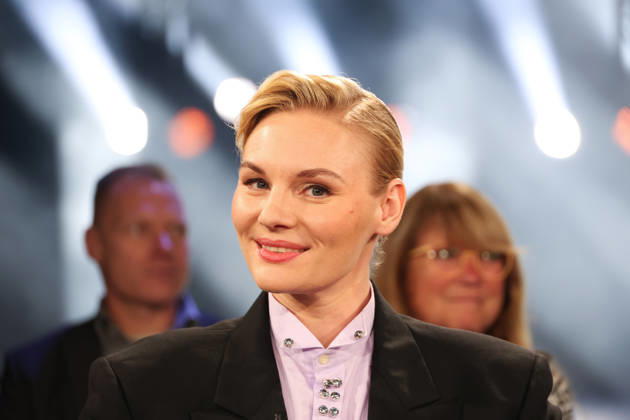 Rosalie Thomass, actress, guest on the NDR Talk Show; photo op on October 23, 2026, at the Hamburg Lokstedt television studio prior to the broadcast on NDR Television s Channel 3