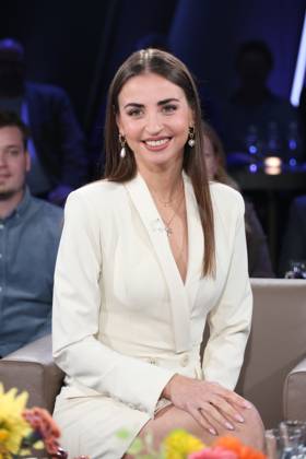 Ekaterina Leonova, dancer, guest on the NDR Talk Show; photo op on October 23, 2026, at the Hamburg Lokstedt television studio prior to the broadcast on NDR Television s Channel 3