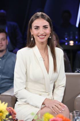 Ekaterina Leonova, dancer, guest on the NDR Talk Show; photo op on October 23, 2026, at the Hamburg Lokstedt television studio prior to the broadcast on NDR Television s Channel 3
